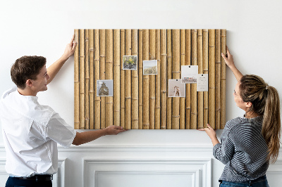 Cork board Bamboo fence