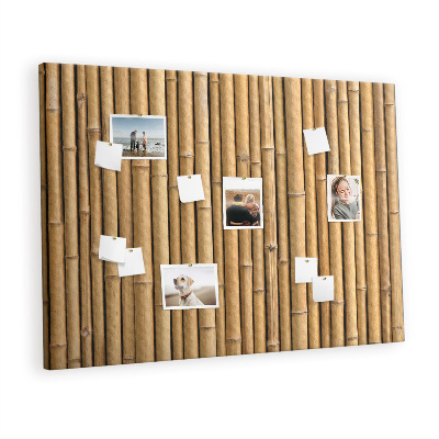 Cork board Bamboo fence