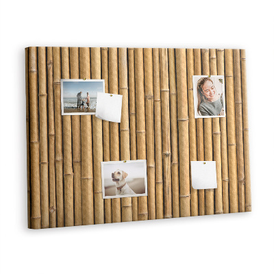 Cork board Bamboo fence