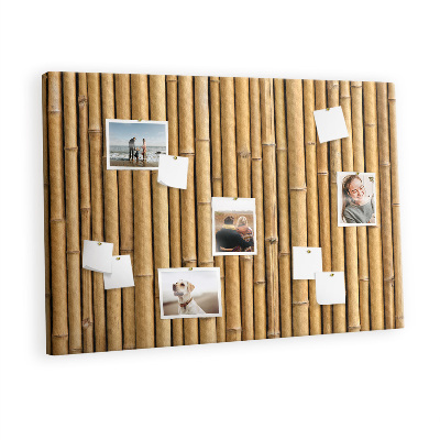 Cork board Bamboo fence