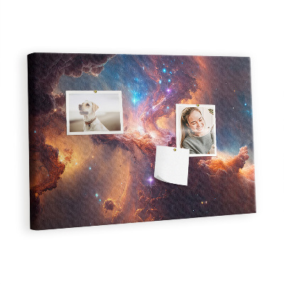 Cork board Galaxy stars world