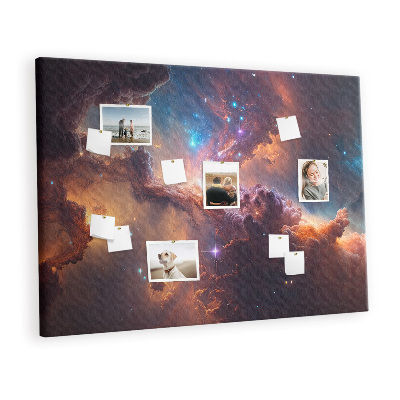 Cork board Galaxy stars world