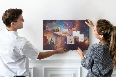 Cork board Galaxy stars world