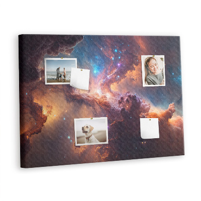 Cork board Galaxy stars world