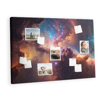 Cork board Galaxy stars world