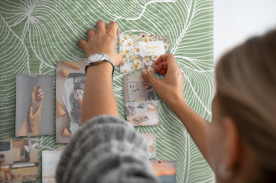 Cork board Pattern leaves