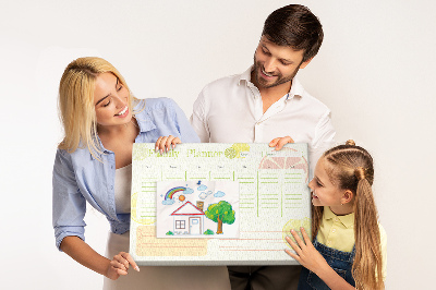 Decorative corkboard Family Planner