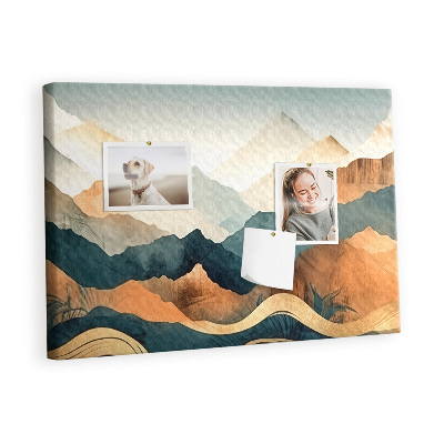 Cork board Landscape mountain