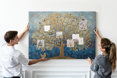 Cork board Abstract tree