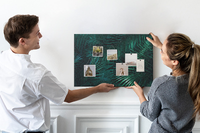 Cork board Tropical leaves