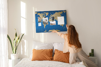 Cork board World countries