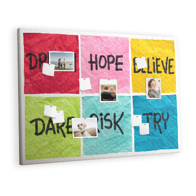 Cork board Motivation board