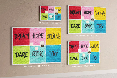 Cork board Motivation board