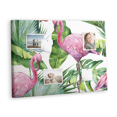 Memo cork board Flamingos nature