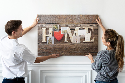 Memo cork board Word home