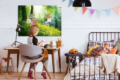 Magnetic notice board for kitchen Spring nature