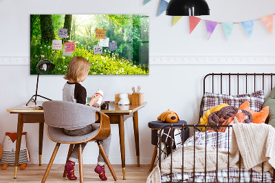 Magnetic notice board for kitchen Spring nature