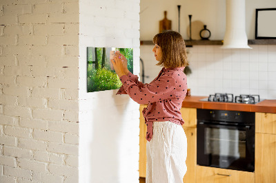 Magnetic notice board for kitchen Spring nature