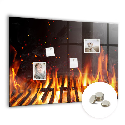 Glass magnetic board Grill