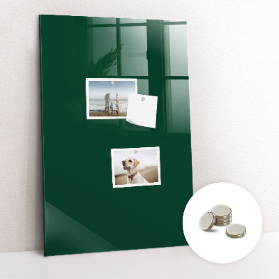 Magnetic board Bottle green color