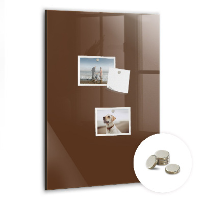 Magnetic board Brown color