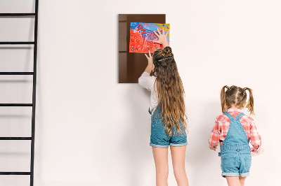 Magnetic board Brown color