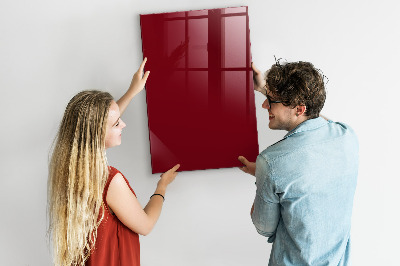 Magnetic board Burgundy color