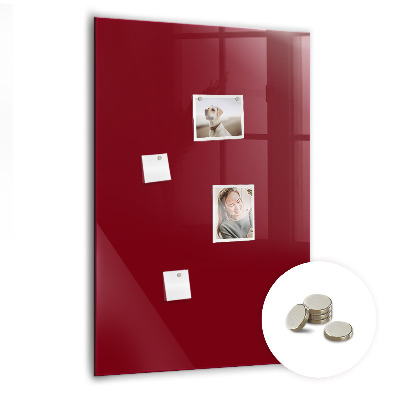 Magnetic board Burgundy color