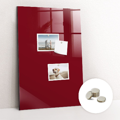 Magnetic board Burgundy color