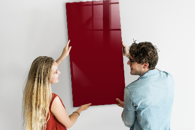 Magnetic board Burgundy color