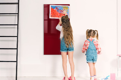 Magnetic board Burgundy color