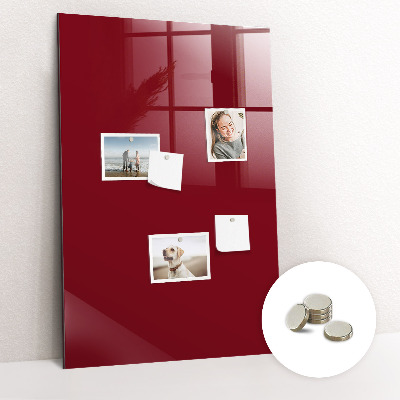 Magnetic board Burgundy color