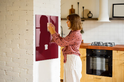 Magnetic board Burgundy color