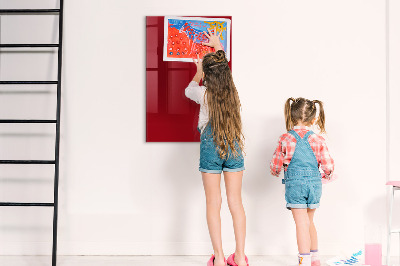 Magnetic board Red color