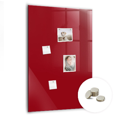 Magnetic board Red color