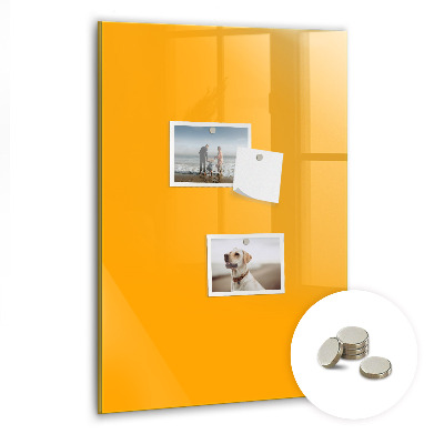 Magnetic board Golden-yellow color