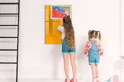 Magnetic board Golden-yellow color