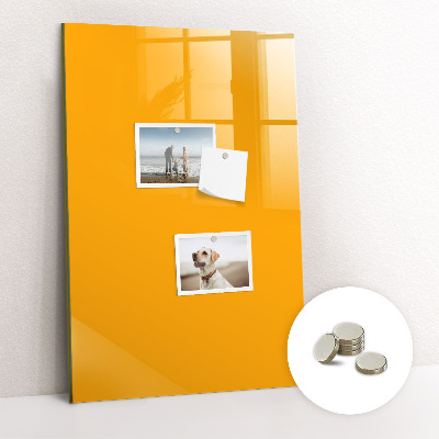 Magnetic board Golden-yellow color