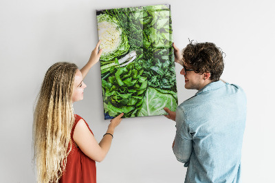 Kitchen magnetic board Juicy lettuce