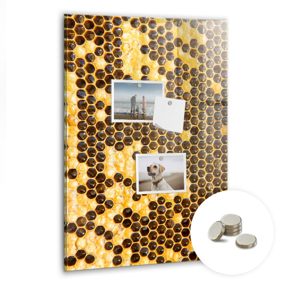 Magnetic memo board for kitchen Honeycomb