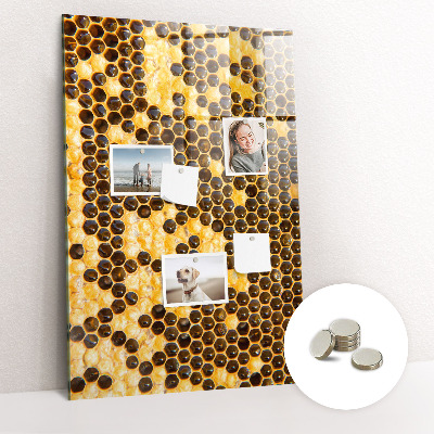 Magnetic memo board for kitchen Honeycomb