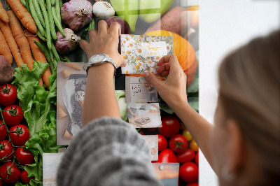 Magnetic kitchen board Fresh vegetables