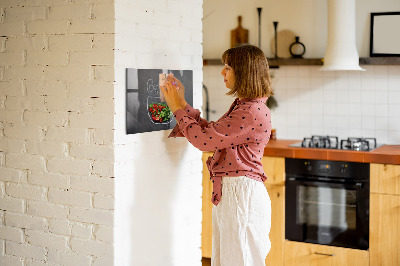 Magnetic memo board for kitchen The inscription Tasty