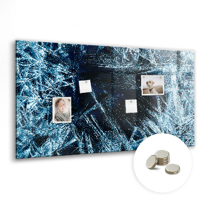 Glass magnetic board Frozen wall