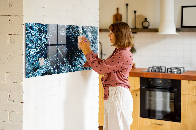 Glass magnetic board Frozen wall