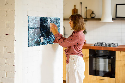 Glass magnetic board Frozen wall