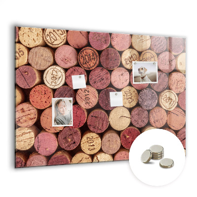 Glass magnetic board Wine traffic jams