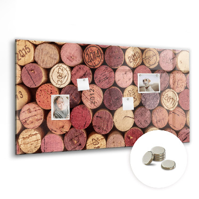 Glass magnetic board Wine traffic jams