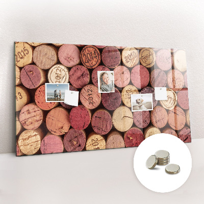 Glass magnetic board Wine traffic jams