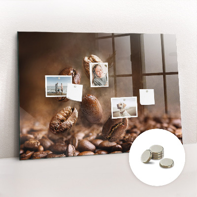 Magnetic kitchen board Coffee beans